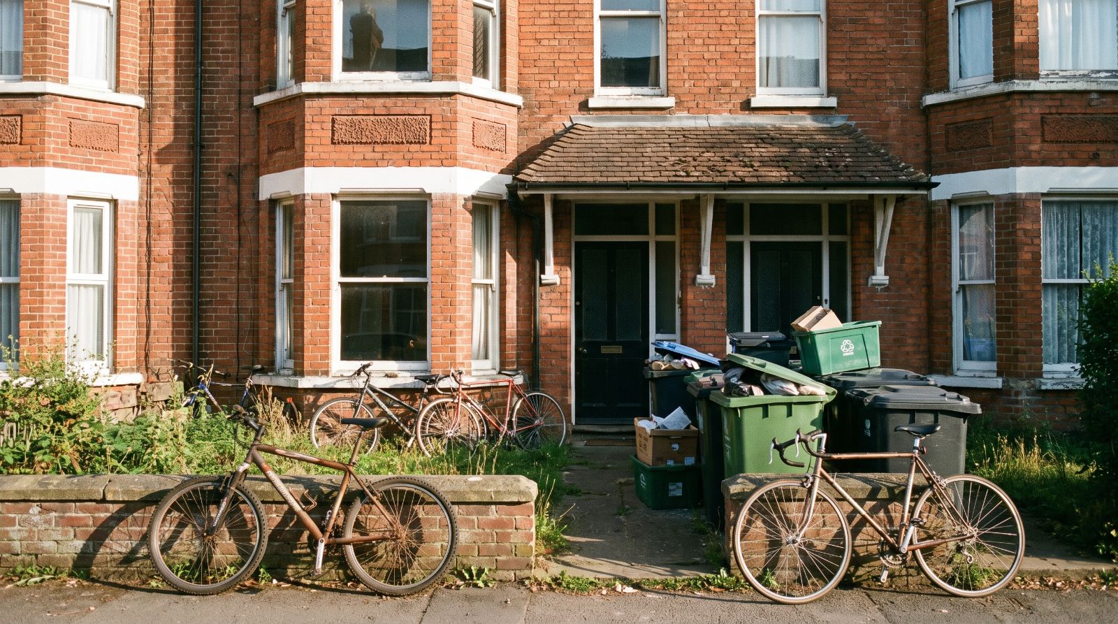 A shared student house of the kind let near the University of Surrey in Guildford